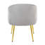 Chaise avec accoudoirs en velours Sutton-1001593175