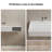 MonBlari 34" X 18" Rectangle Solid Surface Wall Mounted Bathroom Sink Matte White-127146924