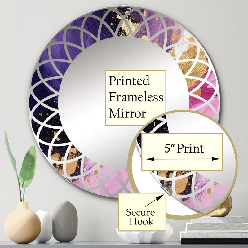 Miroir mural Cliffridge, 24 po x 24 po