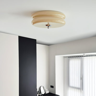 Plafonnier tambour rétro Vintage Art Deco