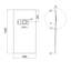 W 0.3mm D Shower Tray-1023206428