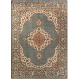 Zahra Wool Oriental Area Rug