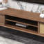 Rattan woven design solid wood TV cabinet-105353499