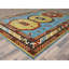Tapis bleu ciel en laine noué à la main 9 K x l 9 pi x 11 pi 10 po 2BB297C677F84BC6AC098A8D3AD1647B