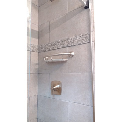 CNK Kapuas Stone Gray Natural Pebble Mosaic Tile 12"x12" Mesh-Backed Sheet Matte – 0.33 Sq. Ft./Box