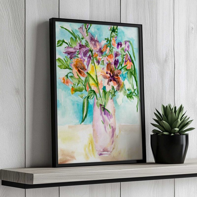 «Petals Unraveled I» par Melissa Wang, reproduction d'art sur toile, Encadrement ouvert sans papier mat, H 16 po x l 12 po