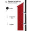 Stallings Steel Wall Mounted Post Box-102573872