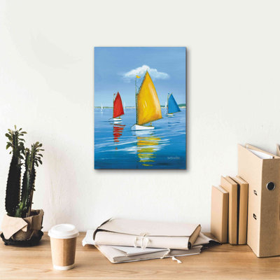 'Newport Regatta'  by Sally Caldwell Fisher, Giclee Canvas Wall Art