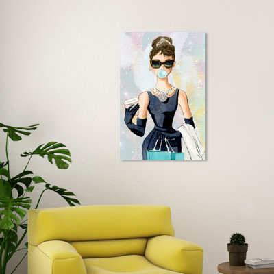 «Bubble Gum and Coffee Sparkling» par Oliver Gal - impression sur toile tendue