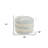 18" Blue Cotton Blend Ottoman