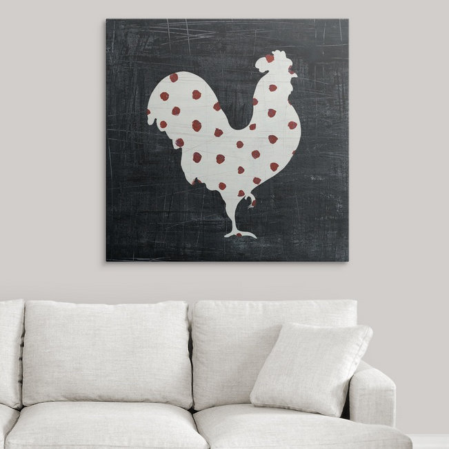 « modern americana farm iii » par l’impression de peintures Melissa Averinos, H 35 po x l 35 po x P 1,5 po, Toile