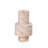 Natural Travertine Turned Candle Holder