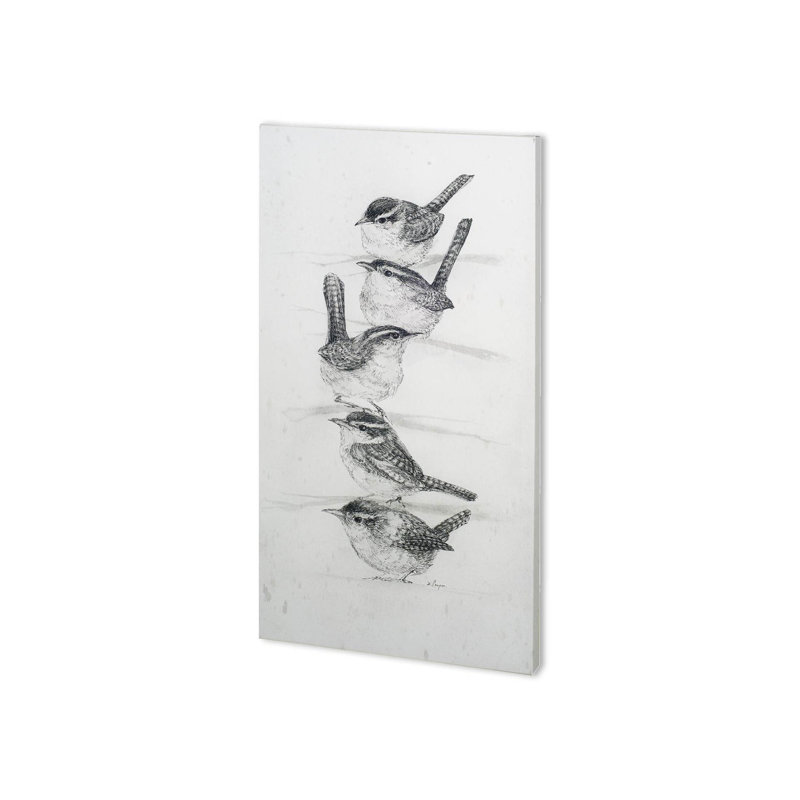 Tutti II a Hand Embelished Textured Canvas, 44" H x 24" W x 1.5" D