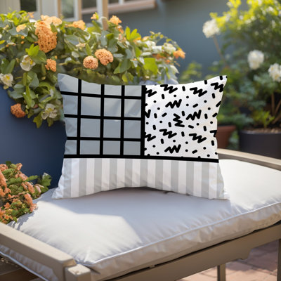 Oreiller rectangulaire réversible intérieur / extérieur Minka
