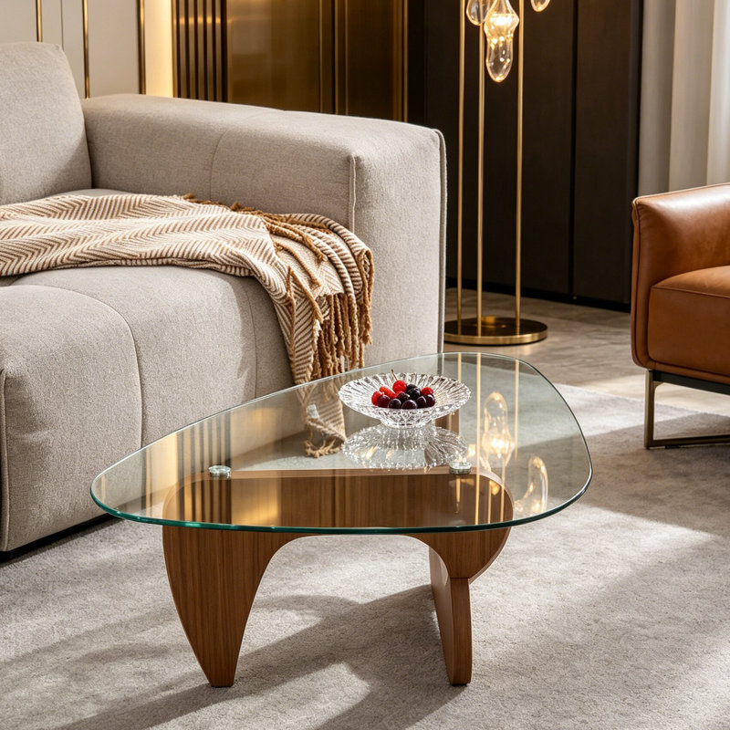 Table basse de style campagnard Century, H 15,74 po x L 35,82 po x l 25,59 po, Brun, Brun