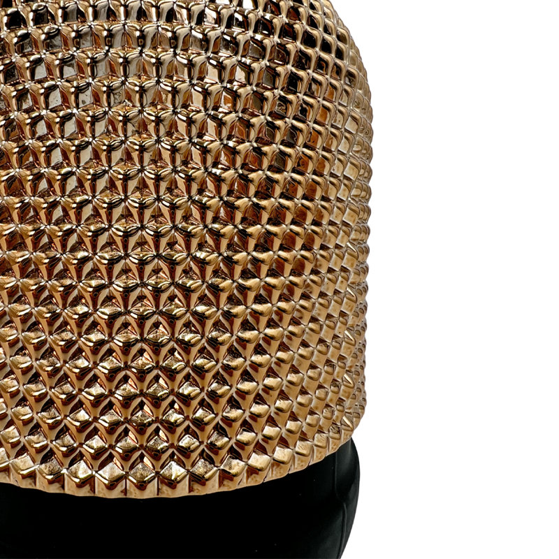 Vase de table Zidler, Or/noir
