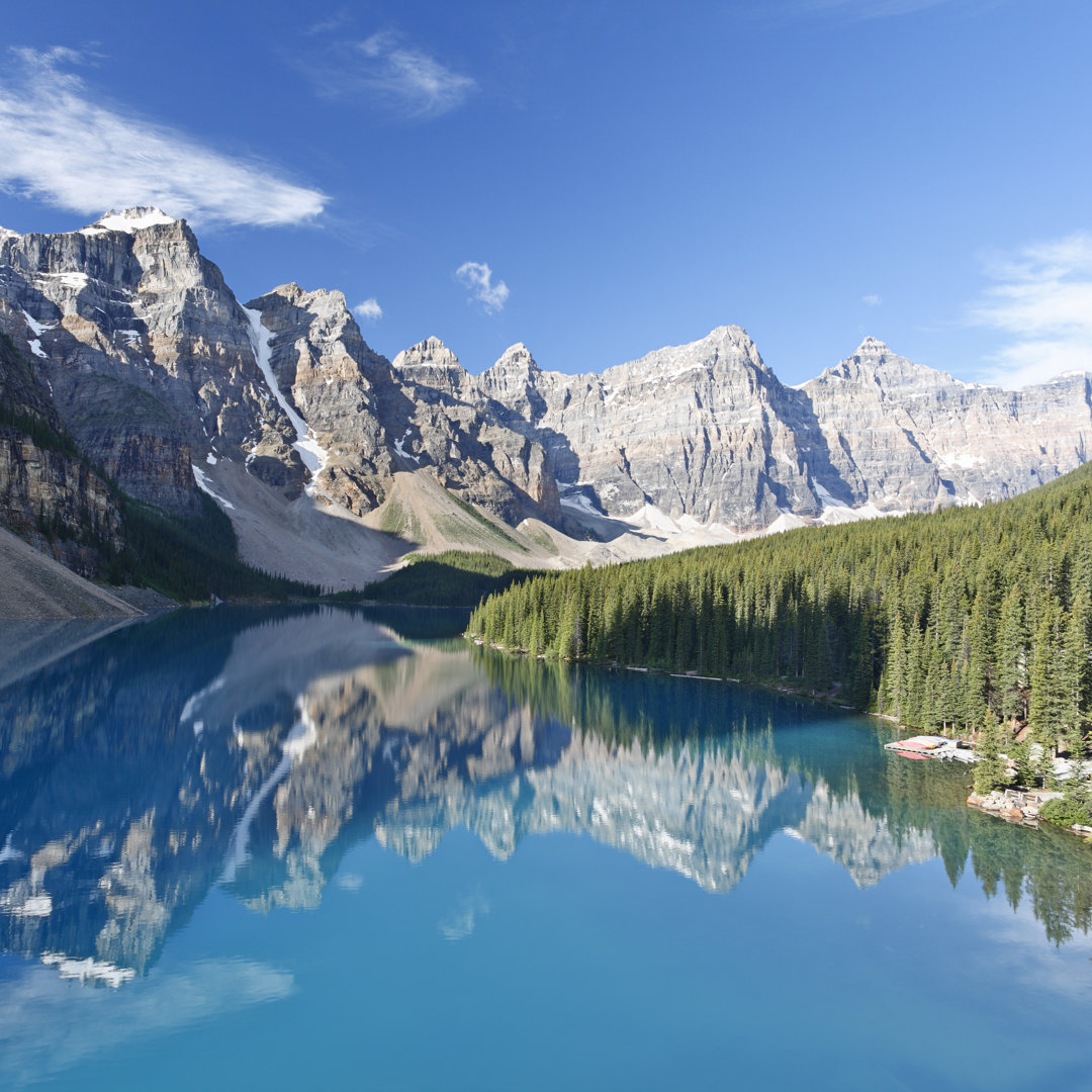 Moraine Lake von S. Greg Panosian - Druck ohne Rahmen auf Leinwand