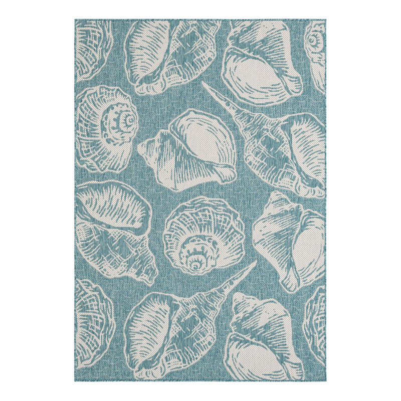 Angelys Indoor/Outdoor Area Rug, Rectangle 5'3" x 8'