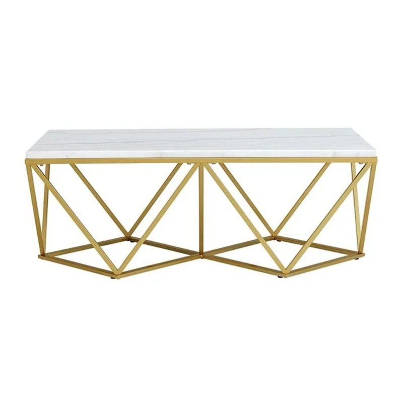 Bluffton Marble Top Coffee Table