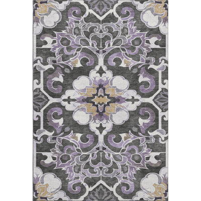 Premium Machine Washable Ralston AMF1947 Global Rug