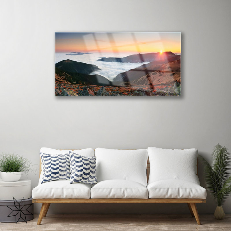 Landscape Booked - Unframed Photograph on Glass
