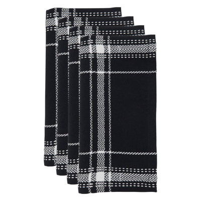 Theodulus Cotton Plaid Square Napkin