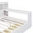 Wooden Full Size Daybed With Storage Shelves, Multi-Functional Bed With Two Storage Drawers And  Study Desk, Antique White