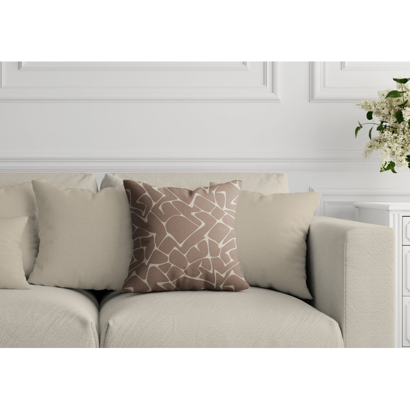 Housse de coussin d'extérieur Huxley, L 19 po x H 19 po, Sable