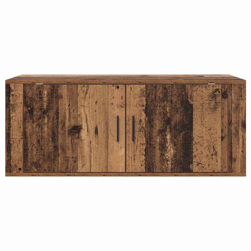TV Stand, 40cm H x 100cm L x 34.5cm W, Old Wood
