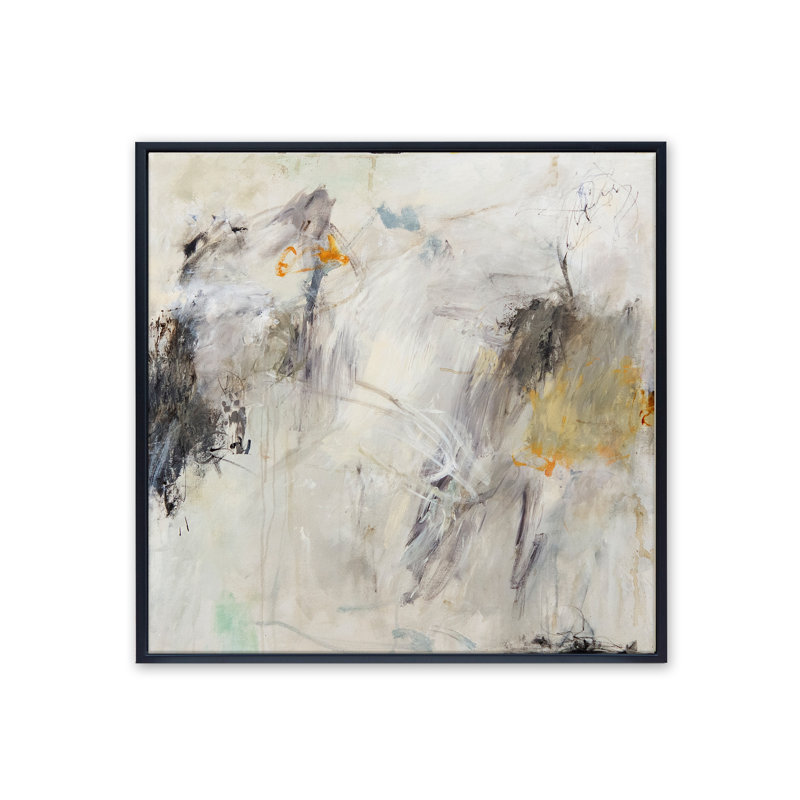 Quiet Presence Print by Patricia Schwimmer, 42" H x 42" W x 2.5" D, Black Framed Canvas