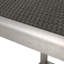 Table de bar d'extérieur en aluminium avec plateau en rotin PE