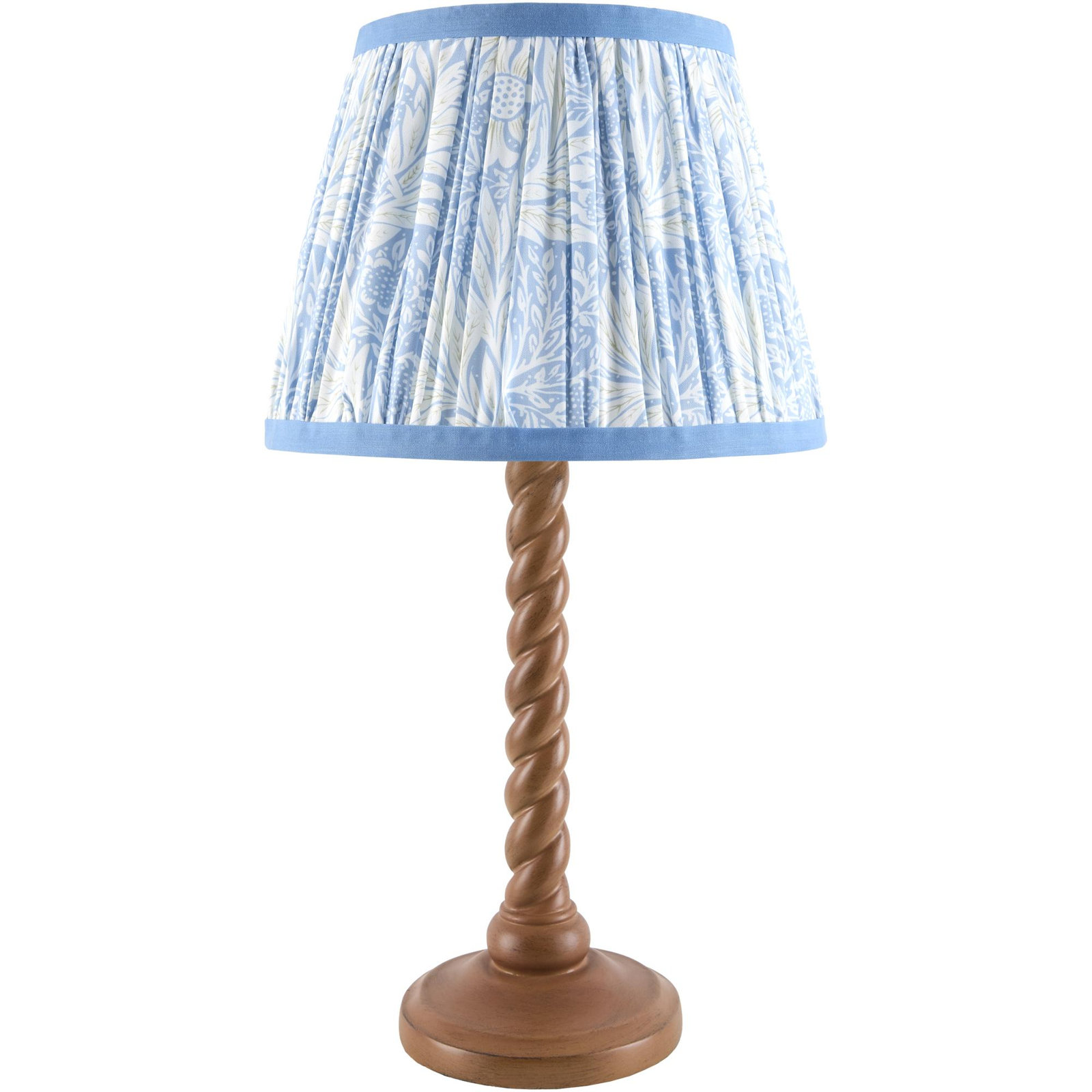 Shoupe Table Lamp, Blue/White