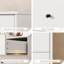 Commode de rangement blanche 8 tiroirs Pilou-95412519
