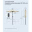 195cm Tilt Beach Parasol-1822043297