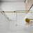 Serenity 68"-72"W x 76'' H Single Sliding Frameless Shower Door in Brushed Gold with 3/8" Clear Glass-97146950