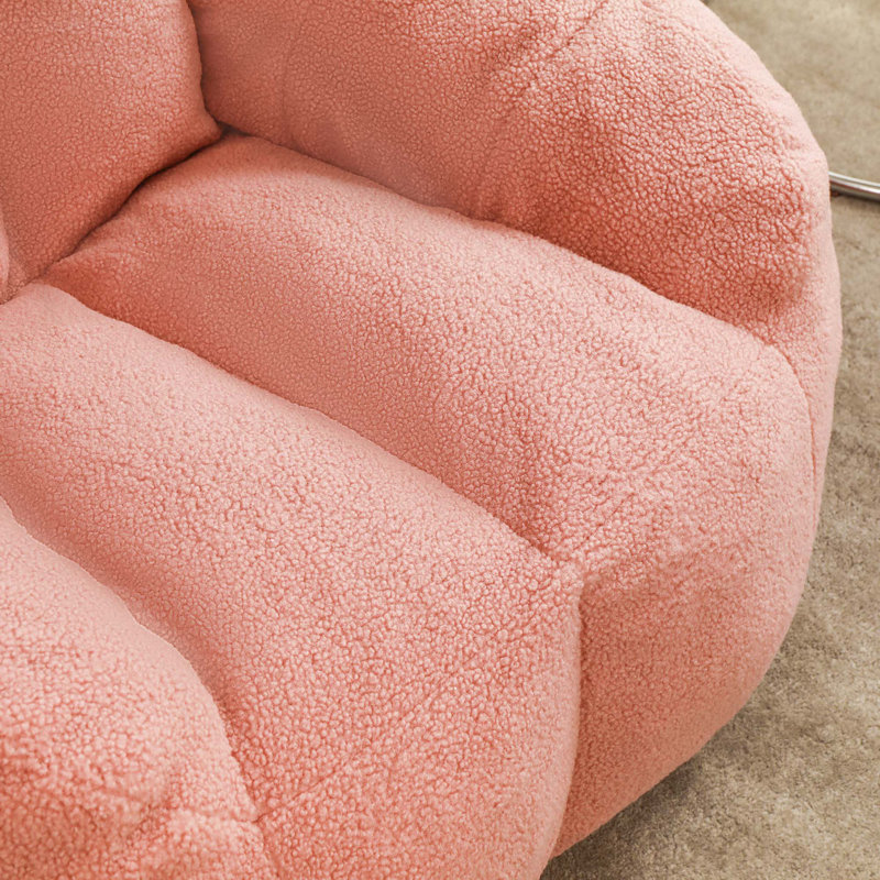 Fauteuil à billes Fluffy Fluffy, Ourson rose