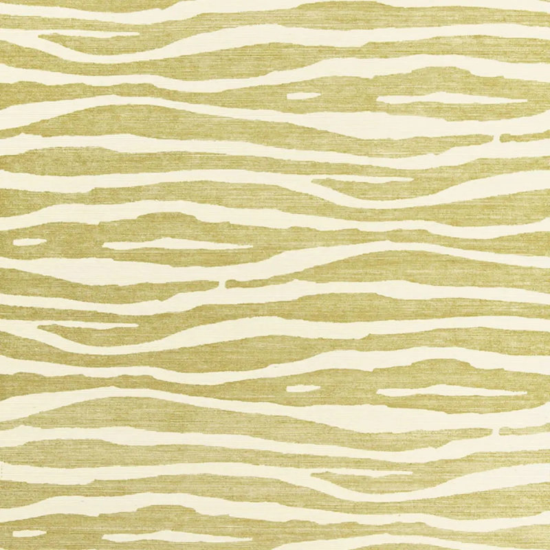 Schumacher x Celerie Kemble Ripple Sisal Wallpaper, Filigree
