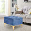 Repose-pieds rectangulaire avec rangement de 19,7 po de largeur Josse-1862302849