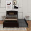 Lit plateforme simple avec lit gigogne-62994444