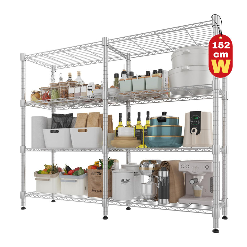 Yelena 152cm W Metal Shelving Unit