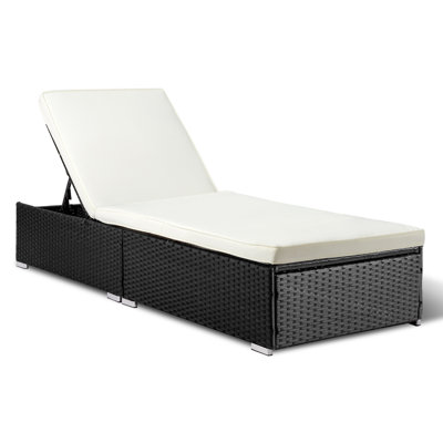 Chakka Outdoor Reclining Chaise Lounge with Cushion