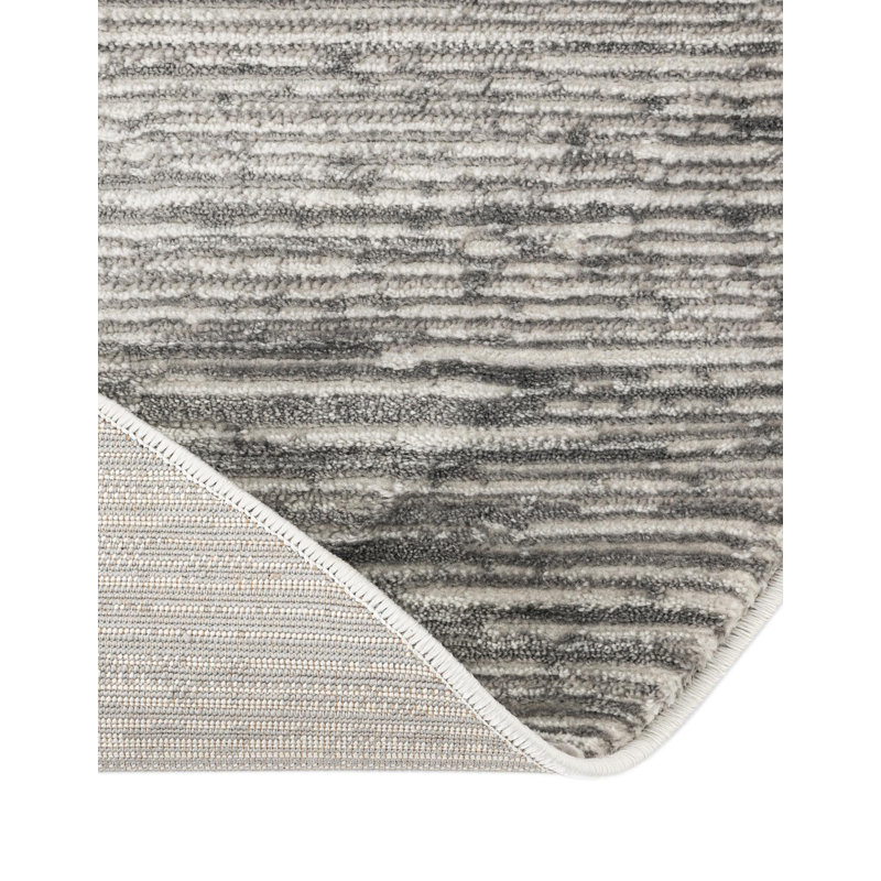 Glenn Gray Area Rug, Round 6'1"