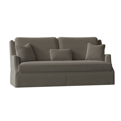 Savannah 87.5" Chenille Round Arm Sofa with Reversible Cushions