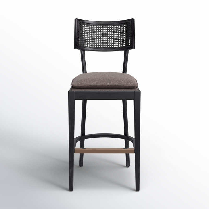 Britt Counter & Bar Stool, Black, Counter Stool (26" Seat Height), Cream