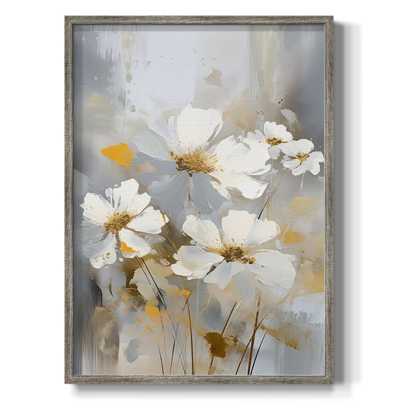Reproduction encadrée FLORAL Series CD XXVII - bois massif, H 11 po x l 9 po