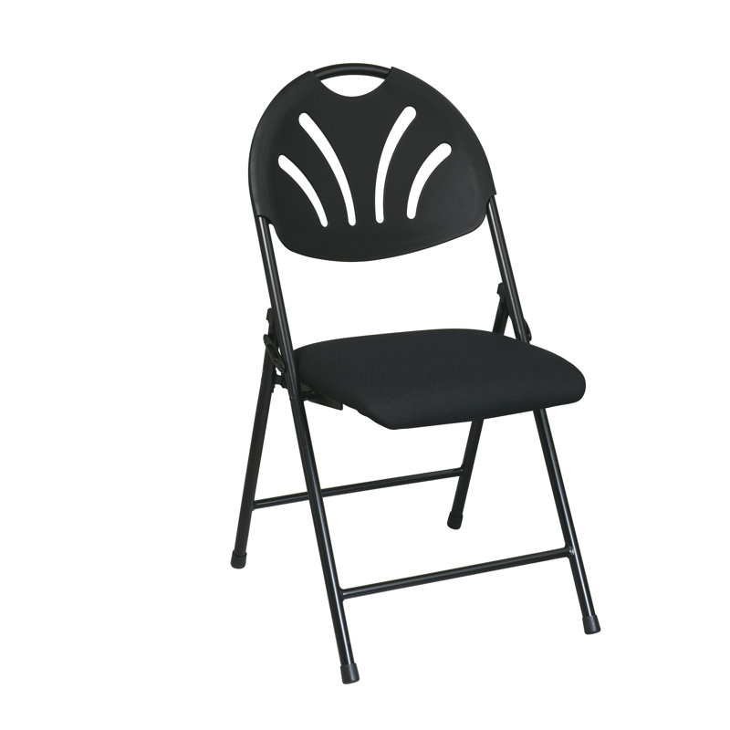 Chaise pliante Hathcock (paquet de 4), Black/Black