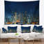 Cityscape de l’horizon san francisco de polyester au tapisserie de nuit avec accessoires suspendus inclus-28500896