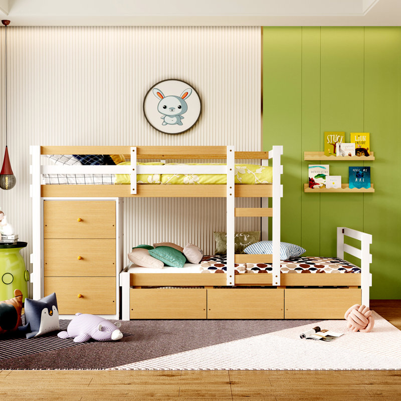 Norgard Storage Bed, Light Brown