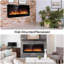 Eul 17 Stories Black Electric Fireplace-144850143