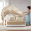 Ensemble de draps en satin infroissable en polyester pour un confort de sommeil accru